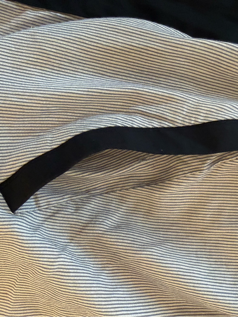 BALENCIAGA PARIS Striped Cotton-Silk Hooded Zip Jacket — Size 54 (Men’s L/XL) - Picture 4 of 10